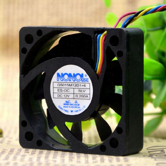 New Nonoise G5015m12d1 6 12v 0.200a 5015 50 * 50 * 15mm4 Line Car Audio Cooling Fan