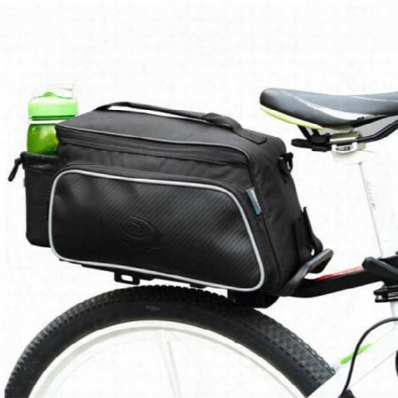 New Roswheel Practical Bicycle Trunk Rear Bike Panniers Carrier Bag Pack Impact Resistance And Tear-resistant Black +b