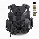 Outdoor Sports Outdoor Camouflage Body Armor Combat Assault Waistcoat Tactical Molle Vest Plate Carrier Vest NO06-008