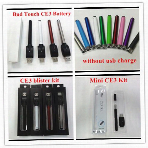 Top Ce3 O-pen Bud Battery Touch Pen 280mah Vapor Pen 510 E Cigarettes For Ce3 Wax Oil Cartridge Vaporizer Free Shipping