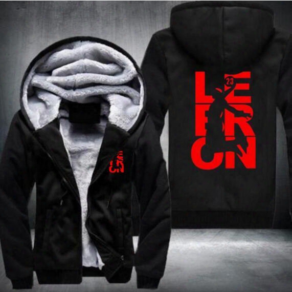2017 Lebron Hoodies Sweatshirts Men Cotton Fleece Men And Women Cardigan Thick Sweatshirt Hoodies Long Sleeve Usa Size