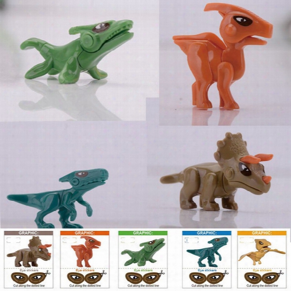 6cm Mini Dinosaurs Of Jurassic World Figure Kid Baby Toy Building Blocks Sets Model Toys Minifigures Brick
