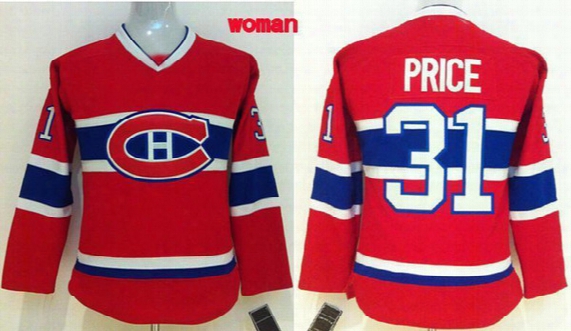 Canadiens #31 Carey Price Jersey Ch Red Women Hockey Jerseys New Hot Ice Hockey Wears Brand Ladies Uniforms Athletic Shirts Hot Sale