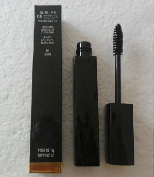 Free Shipping 12pcs/lot New Sublime Beauty Waterproof Mascara Black 6g