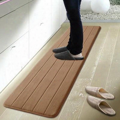 Free Shipping 50*120cm Memory Foam Washable Kitchen Rugs Waterproof Floor Rugs Sale Bath Mat For Living Room