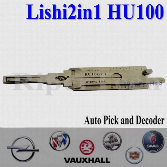 Lishi 2in1 Hu100 V.3 Pick Decoder Auto Lock Tools