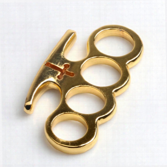 Mafia Cardinal Revenge Buckle Brass Knuckle Duster New Personal Safety Equipment