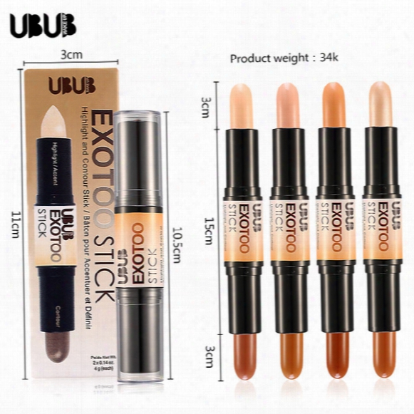 Makeup Base Concealer Pencil And Stick Face Care Cosmetics By Ubub Highlighter Sticker All Over Shimmer Highlighting Powder Water-proof