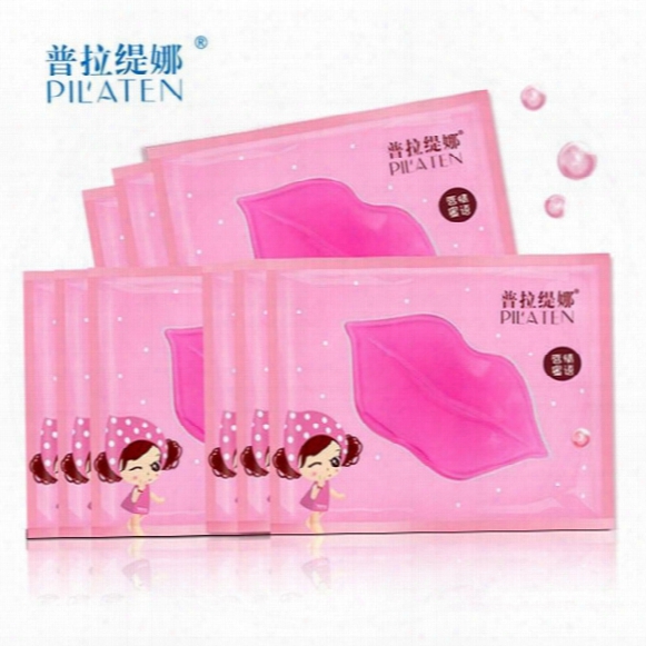 Pilaten Authorized Collagen Crystal Lips Mask Moisturizing Anti-aging Anti-wrinkle Lip Care Dhl Free Shipping