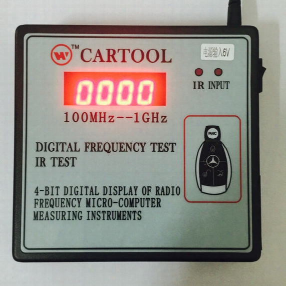 Pwcar Infrar Radio Frequency Detector 4bit Digital Display 100mhz-1ghz