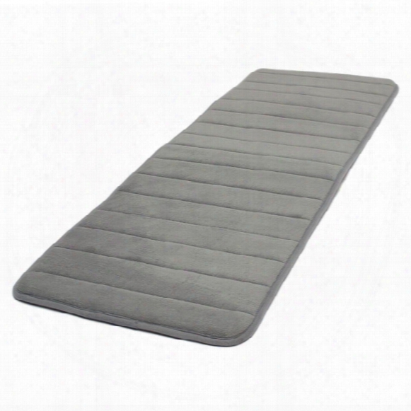 Wholesale-fslh-120x40cm Absorbent Nonslip Memory Foam Kitchen Bedroom Door Floor Mat Rug Carpet Gray