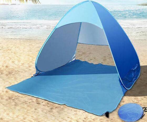 2 Person Beach Tent Automatic Pop Up With Uv-proof Ultralight Folding Tent For Outdoor Beach Folding Tent Camping Tents