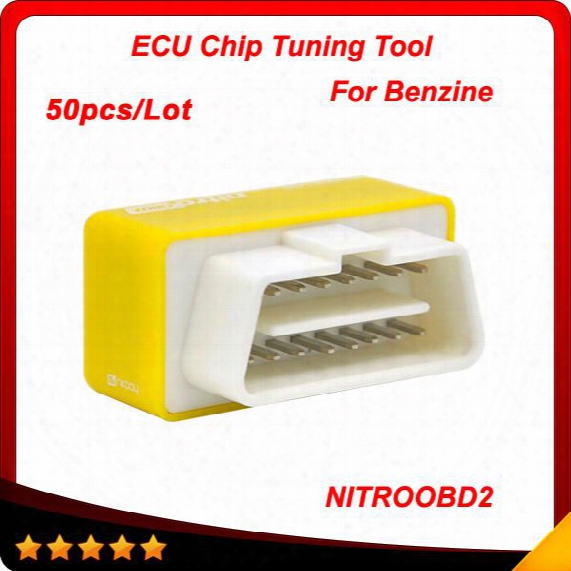 2016 New Arrival Plug And Drive Nitroobd2 Performance Chip Tuning Box For Benzine Cars 50pcs/lot Dhl Free
