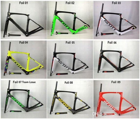 2017 Foil Carbon Road Bike Frame Ud Weave Pf30 Bicycle Frameset Racing Bicycle Frames Size 47cm 49cm 52cm 54cm