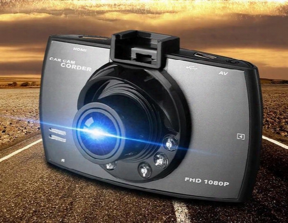 2017 Hot Sale New Hd Car Dvr Recorder Car Video Camera Camcorder With 2.4&quot; Lcd Screen G-sensor Detection Biens50pcs Dhl Free Hair