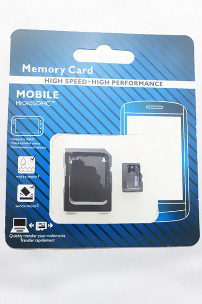 2017 New 80pcs Dhl 32gb 64gb 128gb Micro Sd Tf Memory Card Class 10 With Adapter Class 0 Tf Memory Cards With Free Sd Adapter