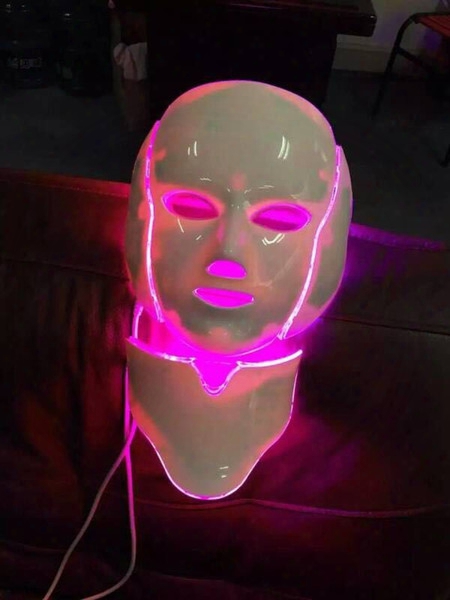 7 Colors Photon Pdt Led Skin Care Facial Mask Blue Green Red Light Therapy Beauty Devices Face Neck Mask