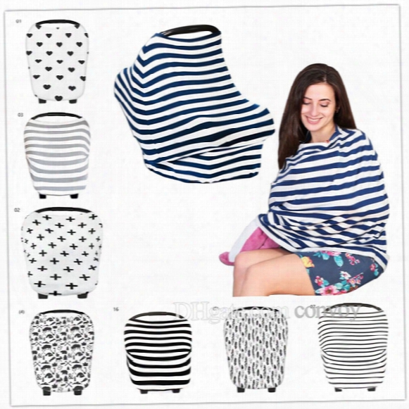 Baby Car Seat Canopy Cover Breastfeeding Nursing Scarf Cover Up Apron Shoping Cart Infant Stroller Sleep Buggy Nursing Cover Blowout Mpb10