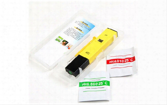 Digital Ph Meter Pen Type Ph-009 0.0~14.0 Automatic Calibration Temperature Act High Precision Mini Ph Tester For Aquarium