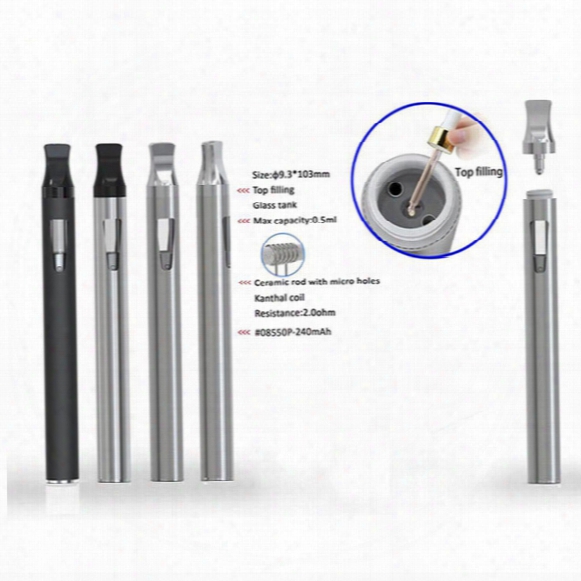 Disposable Electronic Cigarette Green Oil Co2 Oil Vape Pen Oil Than Bbtank Top Filling Vaporizer Ceramic Coil Cartridge