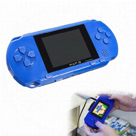 Factory Wholesale Pxp3 Games Console Handheld 16 Bit Pvp Retro Tv-out Video Ggame + 2 Game Cartridges Pxp3 Slim Station Gaming Console Player