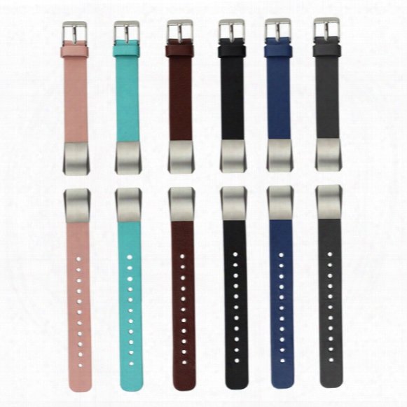 For Fitbit Alta Watchbands Luxury Double Tour Genuine Leather Watch Wristband Strap Bracelet For Fitbit Alta Wrist Band Strap 2016