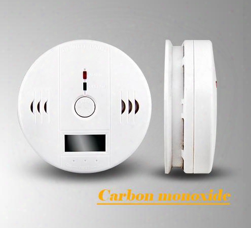 Home Securit Ycarbon Monoxide Detector Alarm Co Alarm Gas Detector Alarm Work Include 3pcs Aa Battery Ce