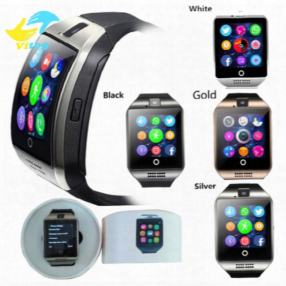Hot Sale Bluetooth Smart Watch Apro Q18 Sports Mini Camera For Android Ios Iphone Samsung Smartphones Gsm Sim Card Touch Screen