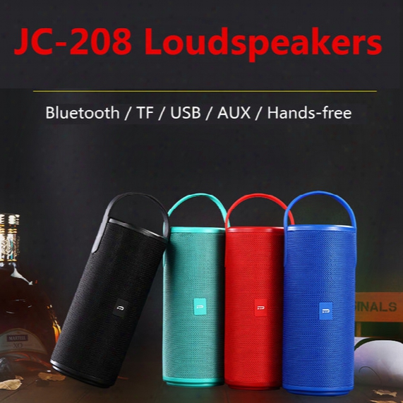 Jc-208 Jc-206 Jc-188 Bluetooth Wireless Portable Speakers Stereo Hi-fi Super Bass Outdoor Loudspeaker Support Tf Card Usb Fm Car Mp3 Player