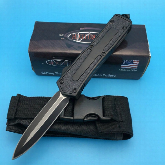 Microtech Scarab Double Blade With Serrated Auto Dual Action Tactical Knife Dagger Outdoor Knife Knives Nemesis Makora Ultratech