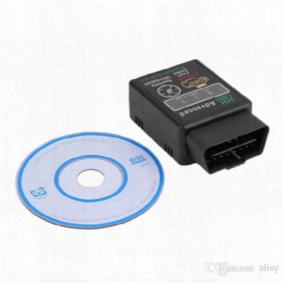 Mini Elm327 V2.1 Bluetooth Hh Obd Advanced Obdii Obd2 Elm 327 Auto Car Diagnostic Scanner Code Reader Scan Tool