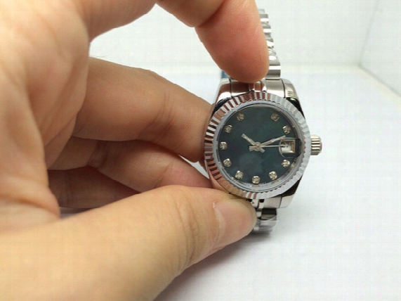 New Fashion Style Watches Womens Automatic Movement Diamonds Dial Wrist Watch 087 For Women