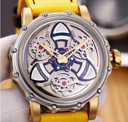 New Luxury Casual Clock Men Automatic Watch Skeleton Business Watch Mechanical Relogio Male Montre Watch Mens Relojes