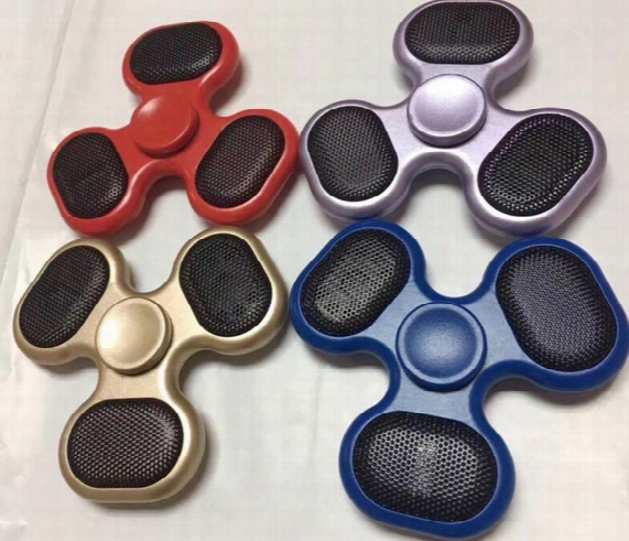 Newest Support Sd Tf Card Speaker Music Led Light Usb Hand Spinner Finger Spinner Toy For Decompression Anxiety Toys