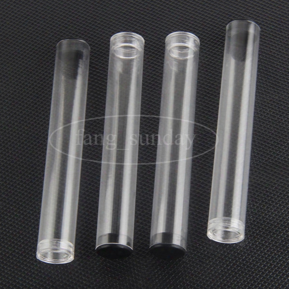 Open Vape Cartridge Electronic Cigarettes Plastic Containers Tube Clear Packaging For Empty Wax Oil Vaporizer Pen .3 .4 .5 .6 1ml Tank