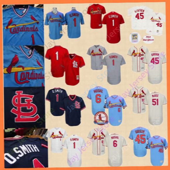 Ozzie Smith Jersey St. Louis Cardinals Jerseys Stan Musial Roger Maris Mark Mcgwire Orlando Cepeda Keith Hernandez Bob Gibson Willie Mcgee K