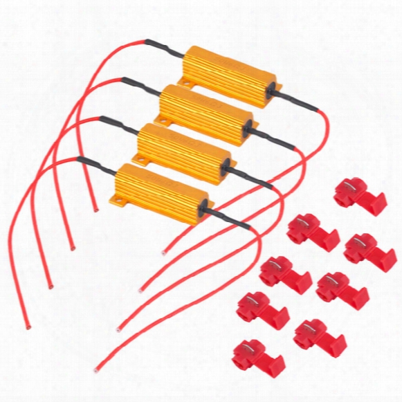 Rx24-50w6r 50w 6ohm 6r Car Led Drl Fog Turn Singal Load Resistor For Fix Led Bulb Fast Hyper Flash Turn Signal
