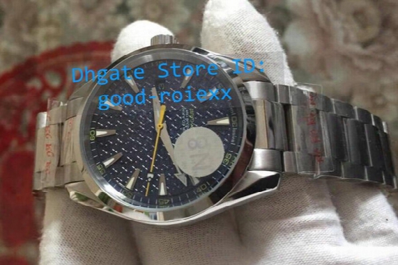 Top Factory N8 Men Automatic 8507 Blue Dial James Bond Watch Mens Luminous Professional 007 Watches Men's Sports Dive Gauss Wristwatches