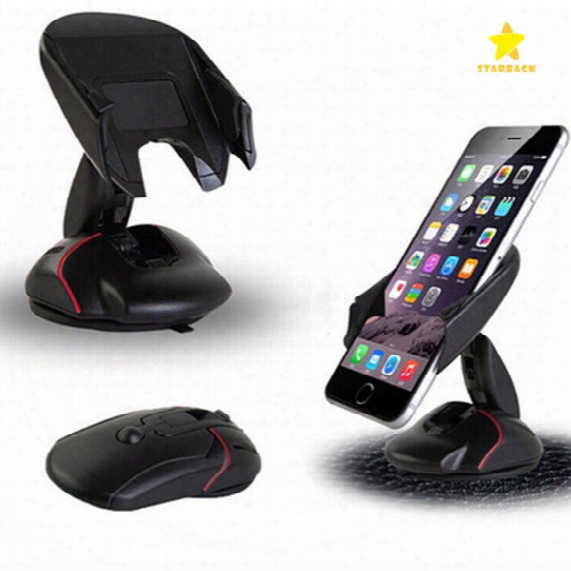 Universal Mouse Holder 36 Degree Car Mobile Phone Holder Stand Holder For Samsung Iphone Gps With Retail Package
