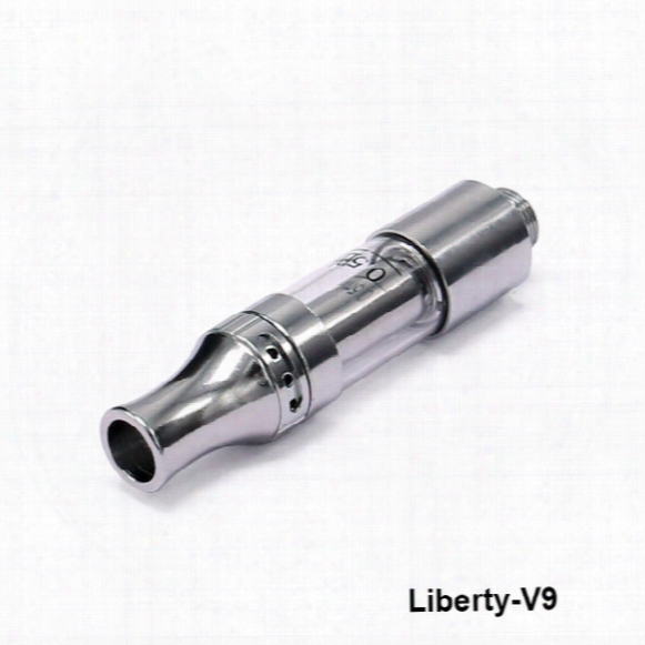 100% Authentic Amigo Liberty V9 Thick Oil Cartridge Glass Tank With Adjustable Top Airflow Ceramic Atomizer