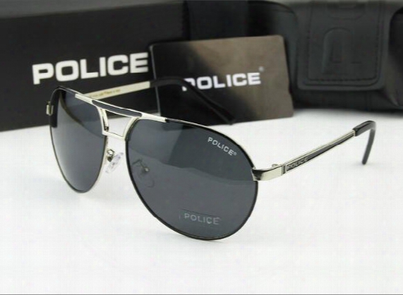 2017 Cool Men Sunglasses Police Sunglasses Car Driver Eyewears Big Frsme With Original Case Polarized Sunglasses Free Shipping