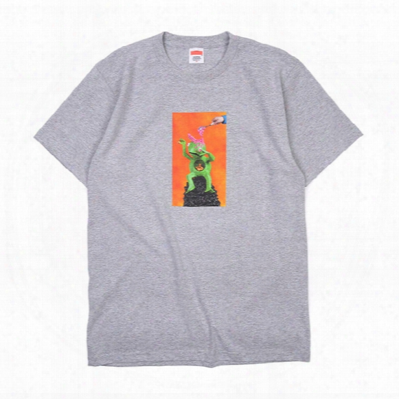 2017 New York Fashion Mike Hill Brains Tee Collaboration Cartoon 3d I Regret Everything Skateboard T-shirt Men Women Cotton Casual Tshirt