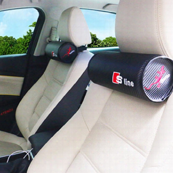 Auto Seat Head Neck Rest Cushion Headrest Pllow For Audi S Line A3 A4 A6 A8 Q5 R8 Q5 Q7 Tt A5