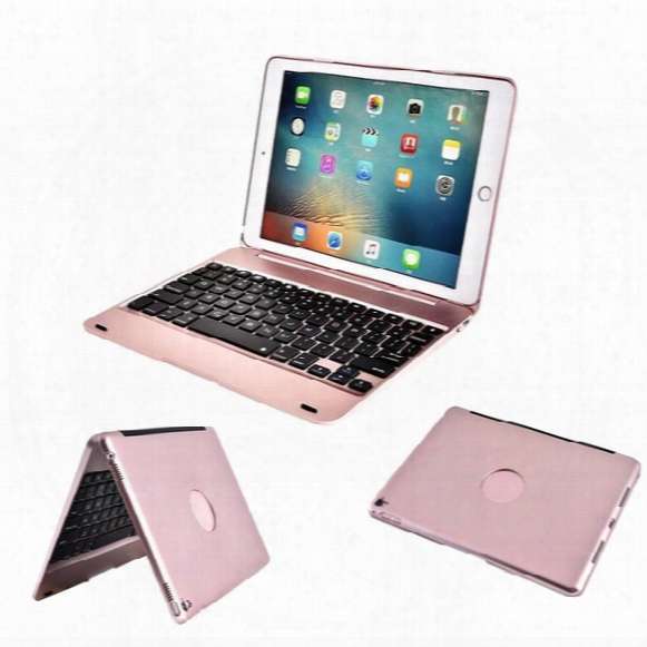 Bluetooth Keyboard Case For Ipad Pro 9.7 Inch / Ipad Air 2 Muti-angle Stand Folio Wireless Cover Smart Auto Sleep / Wake Up Function