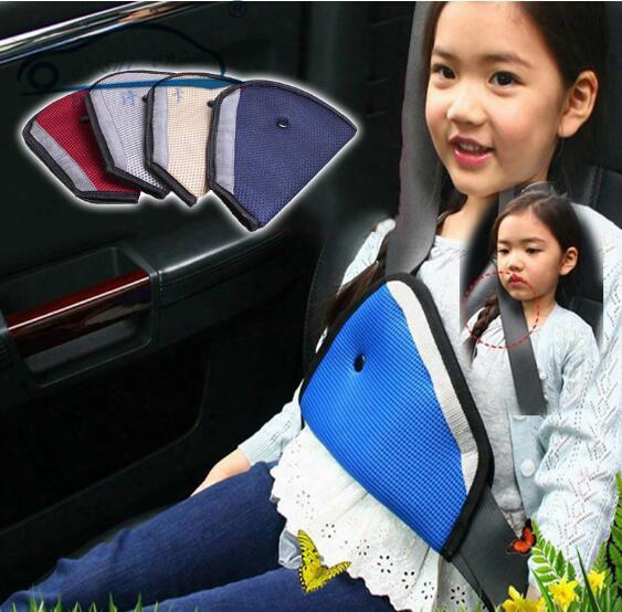 Breathable Triangle Car Safety Belt Protector Adjuster For Child, Baby, Seat Belt Cover, Neck Protection Positioner