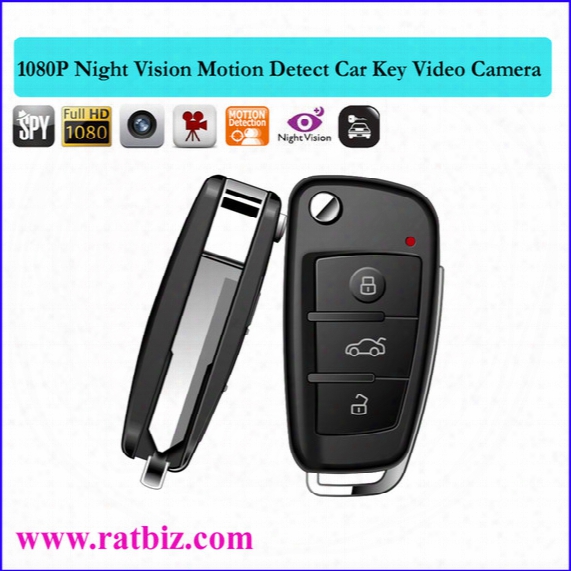 Car Key Camera Full Hd 1920*1080p Motion Activated With Ir Hidden Camera Car Key Camcorder Mini Dv Dvr Spy Camera Pq193