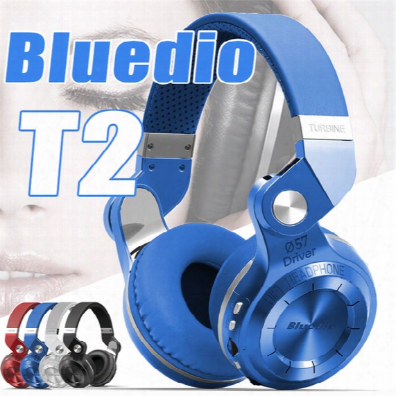 Headphone Wireless T2 Bluedio 4.1 Bluetooth Foldable Support Tf Card Fm Bass Stereo Headset For Apple Iphone Android Samsung Sony Earphone