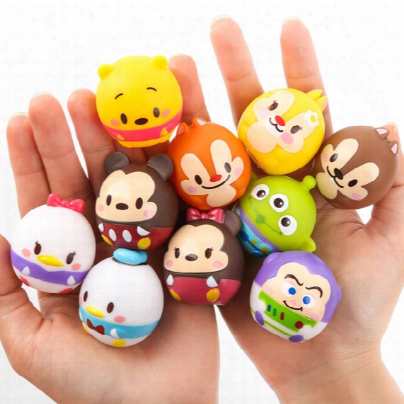 Hot Sale 10pcs/lot 3.5cm Mickey & Minnie Lilo & Stitch Pvc Action Figure For Child Best Gifts