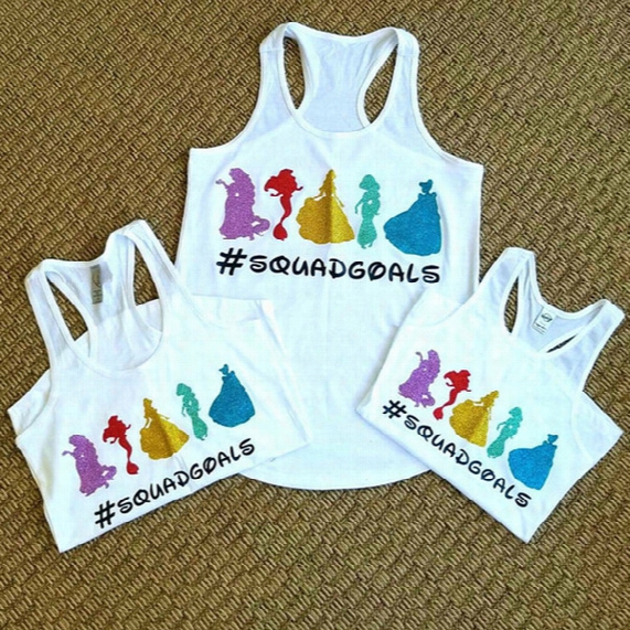 Kids Mermaid Print Tank Tops Summer 2017 Baby Kids Boutique Clothing 1-4 Year Little Girls Cartoon Mermaid White Vest Tee Tops