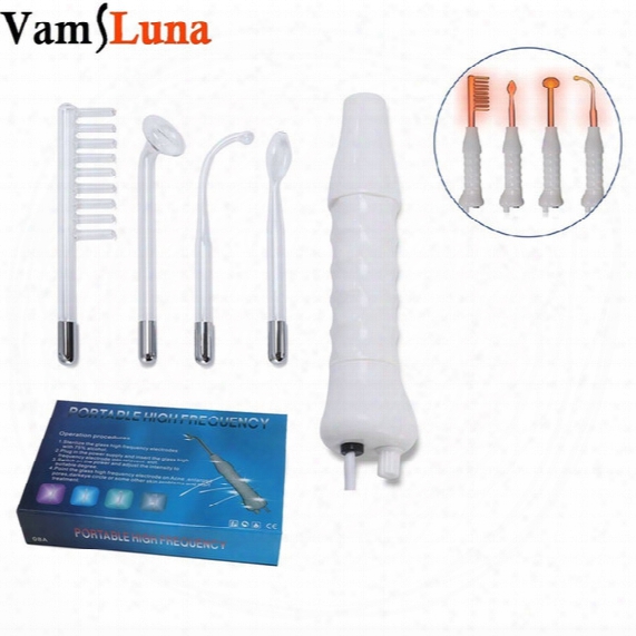 Portable High Frequency Spot Acne Remover For Face Hair Body Skin Care Spa Beauty Device Machine Kit